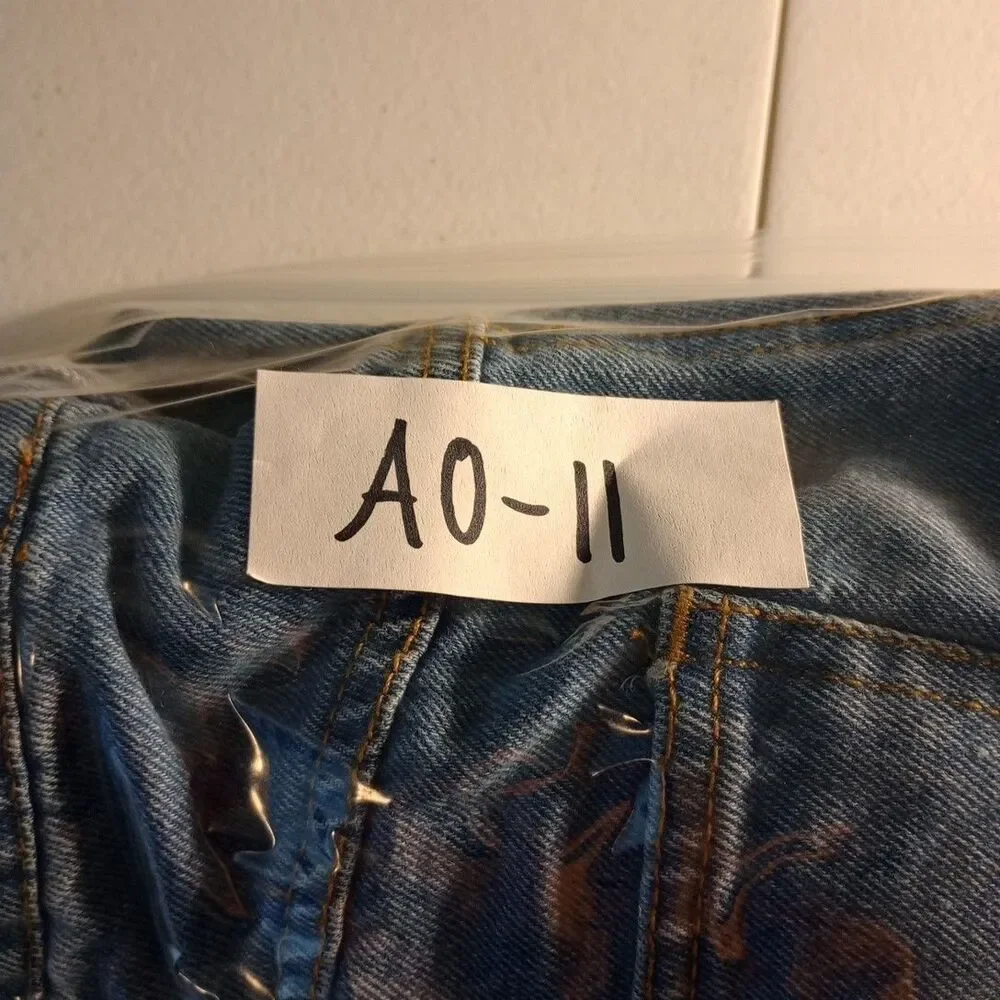 Gilli Womens Mom Jeans High Waist Straight Denim Pants Size Large